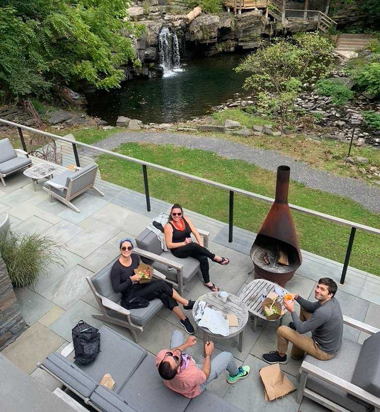 Our team at an outing